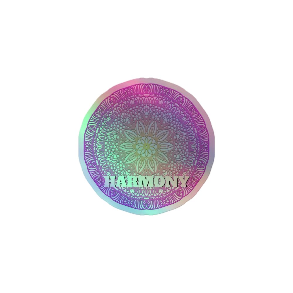 Harmony Mandala Holographic Sticker Sheet product image (4)