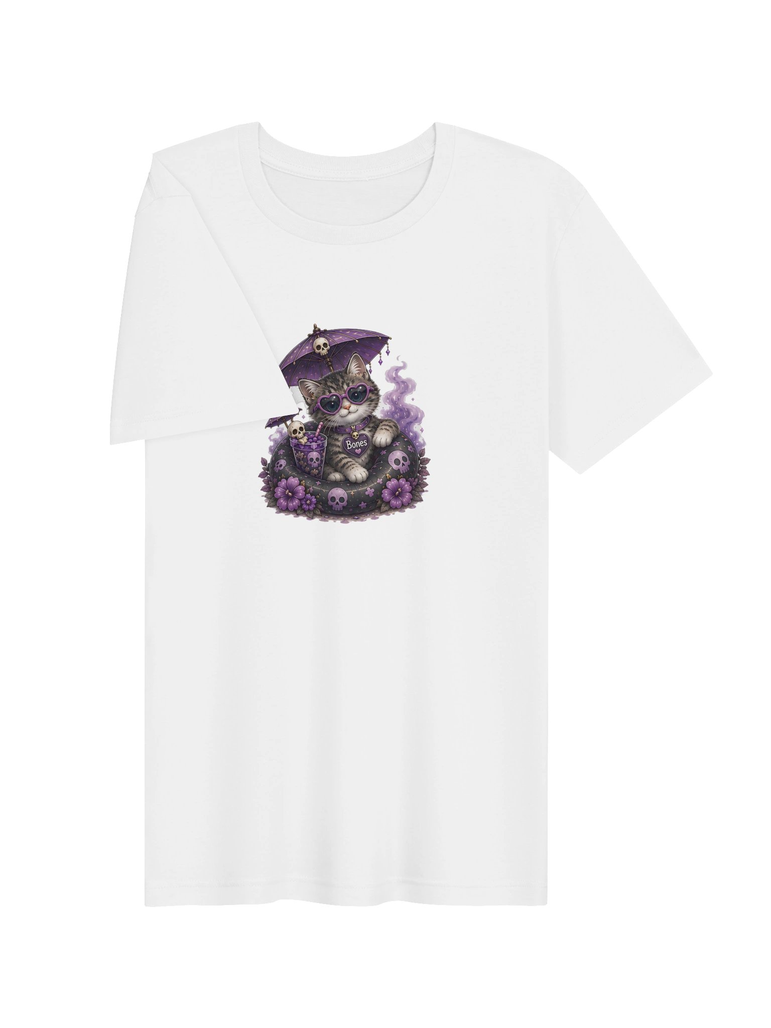 ''Bones the Summer Cat'' Unisex Supersoft T-Shirt product image (5)