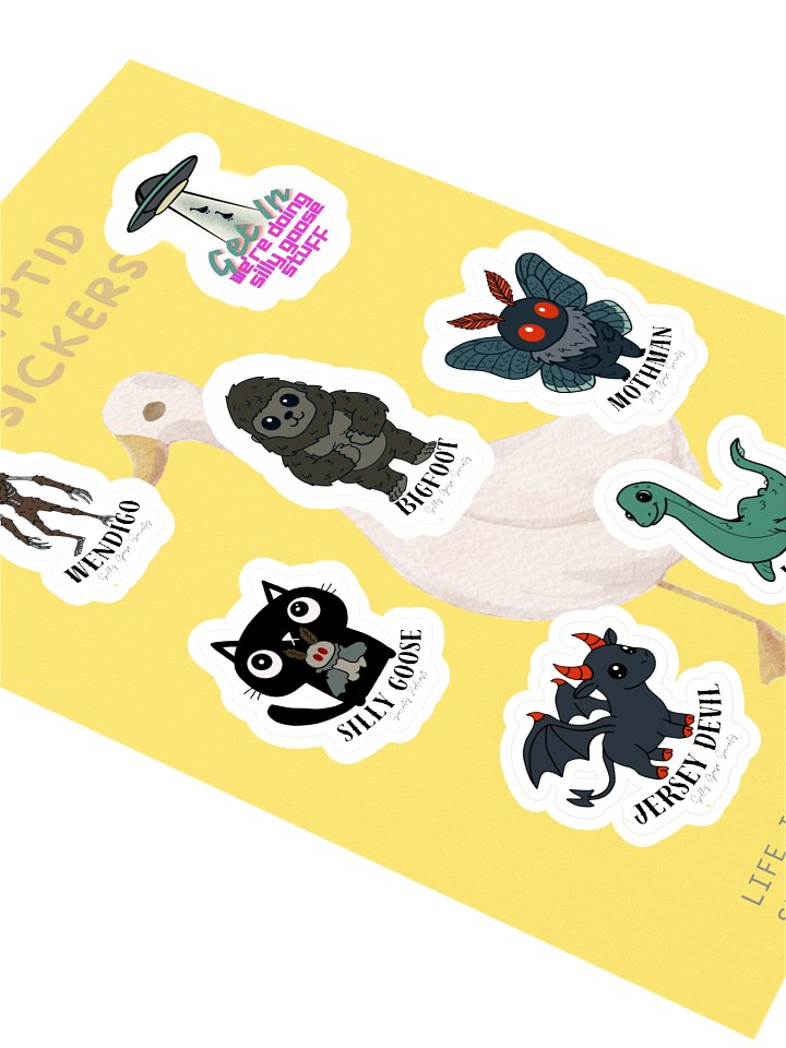 Cryptid Sticker Sheet product image (2)