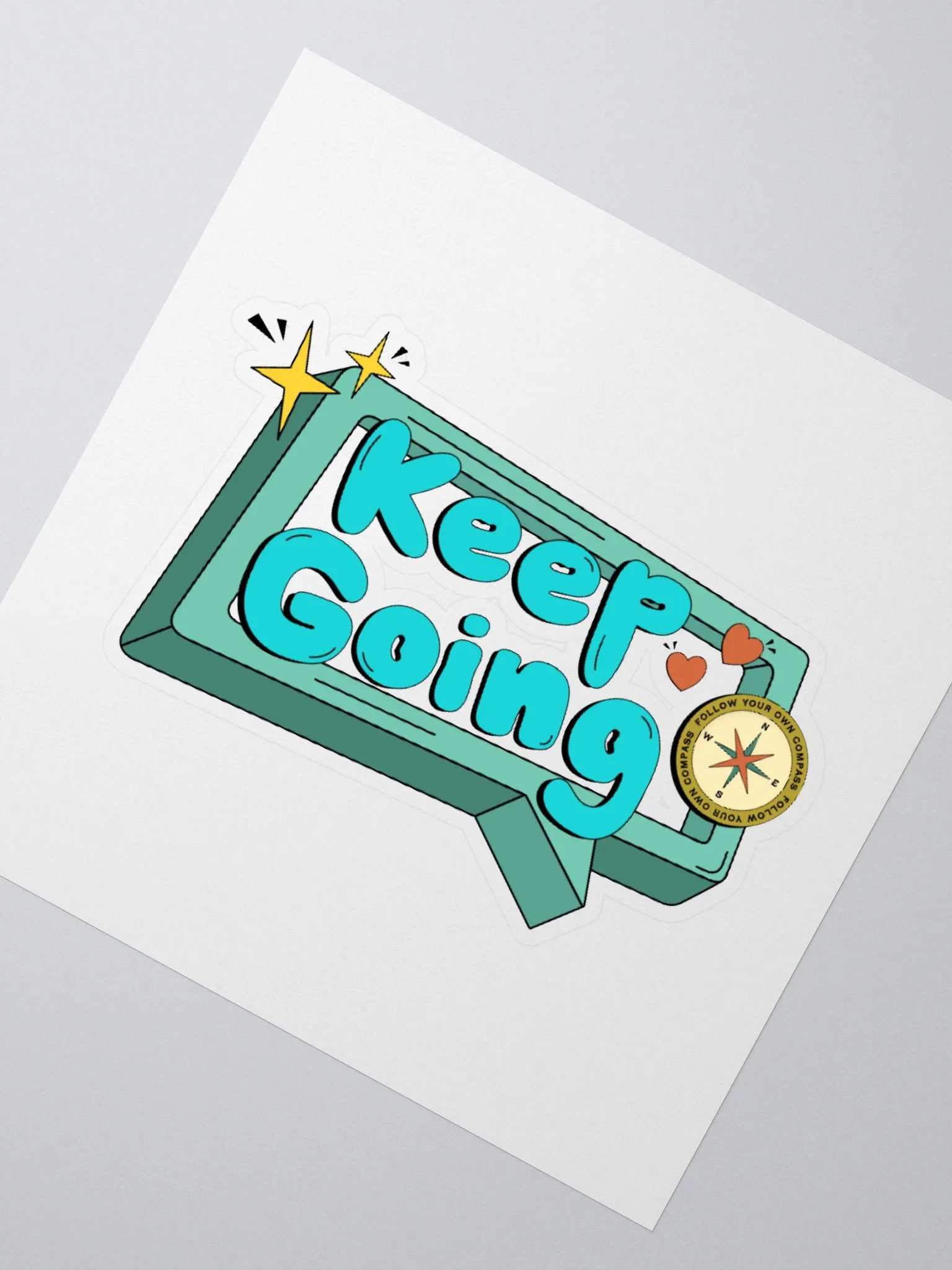 keep going ♡ sticker product image (2)