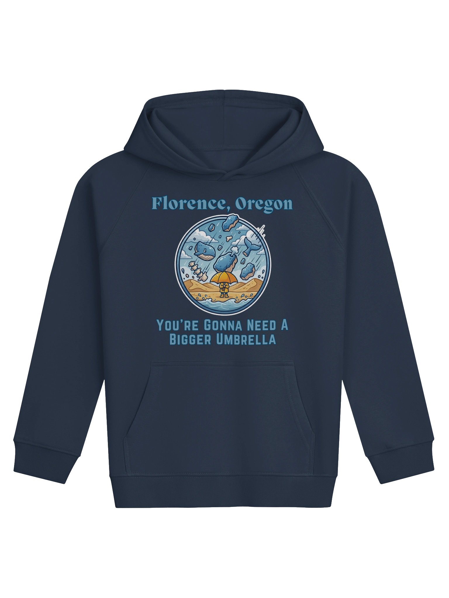 Kids Raining Whale Sweatshirt product image (1)
