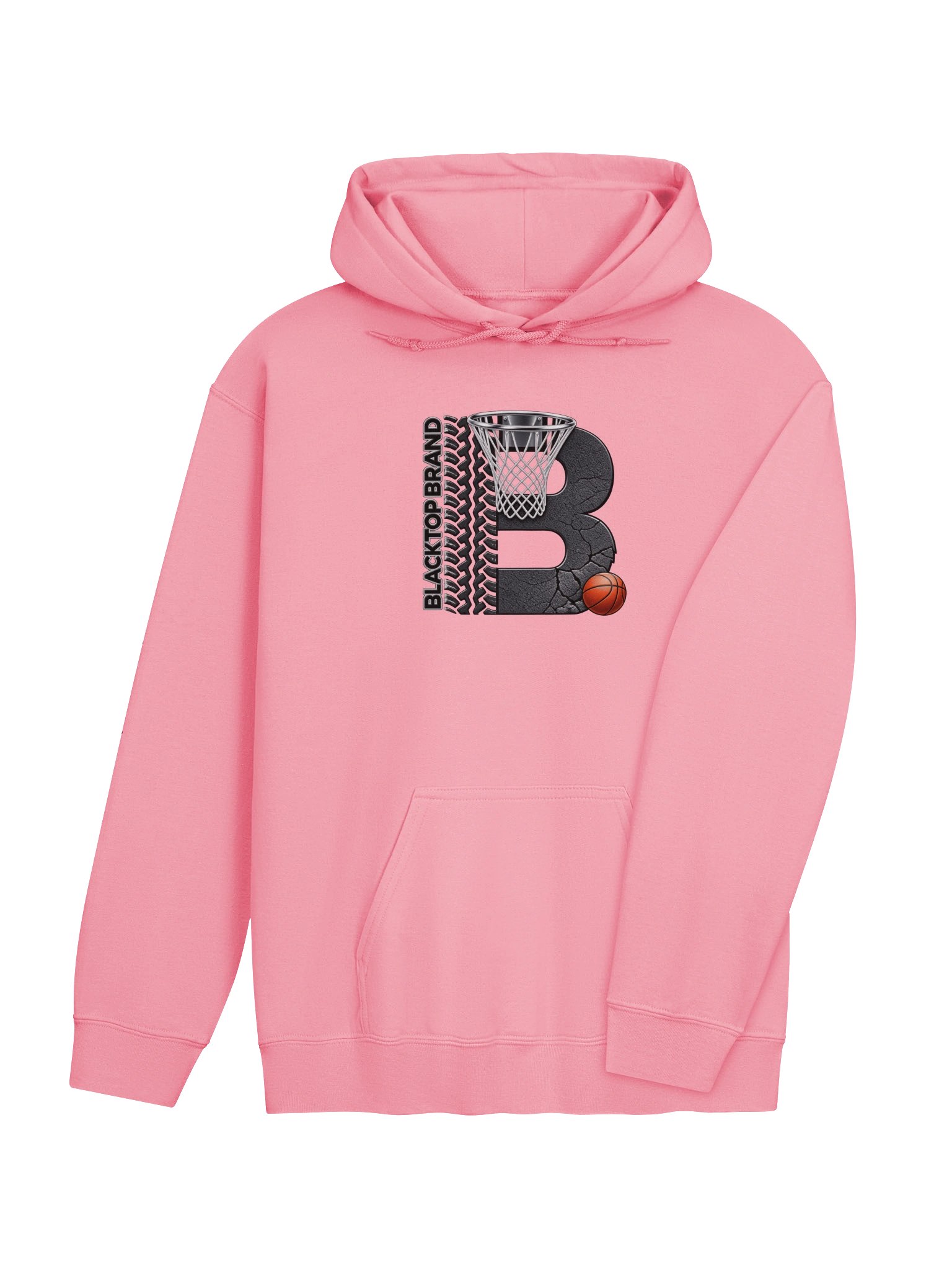 Blacktop Brand Basketball Logo Hoodie product image (4)