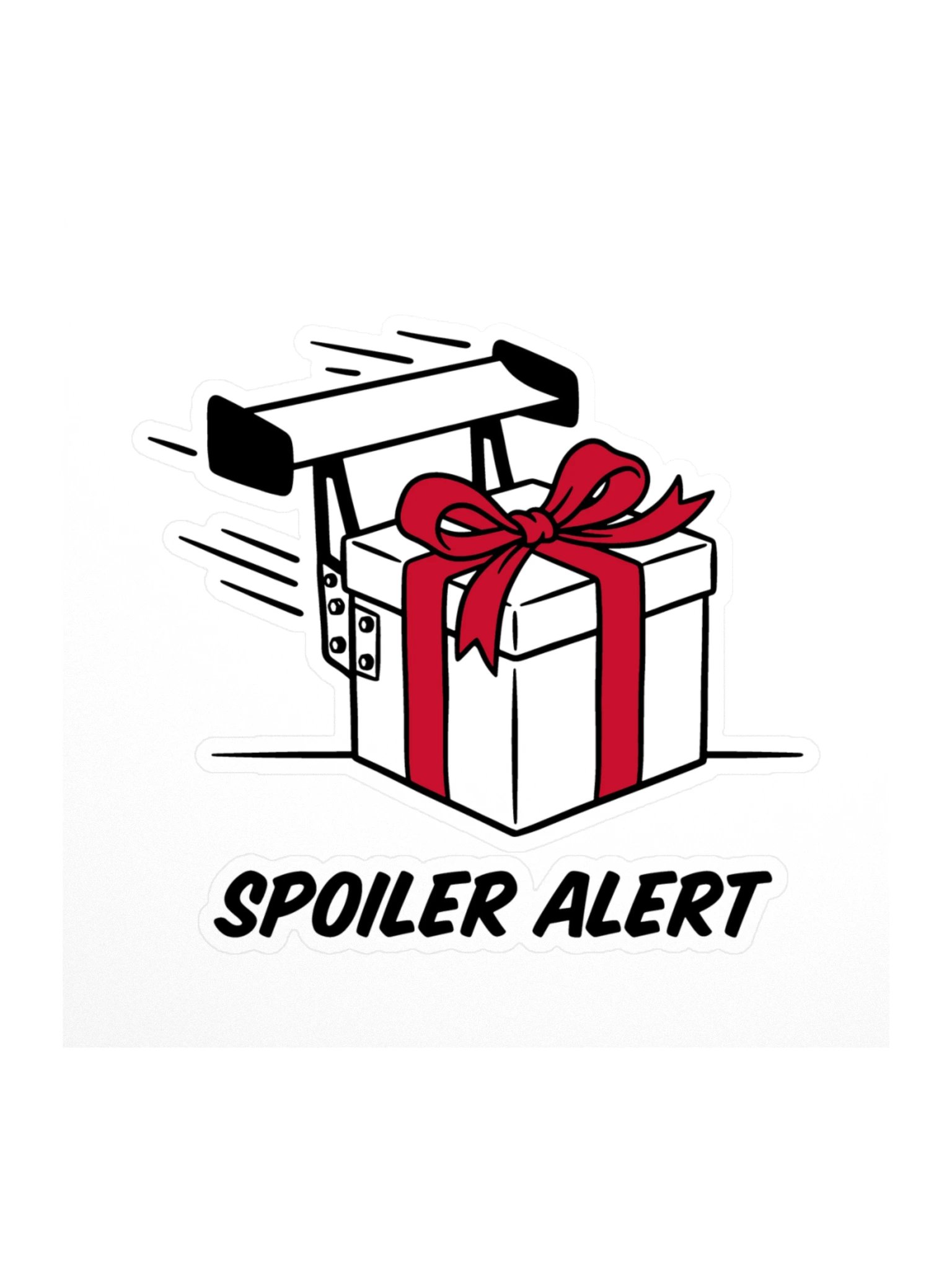 Spoiler Alert Present Sticker product image (1)