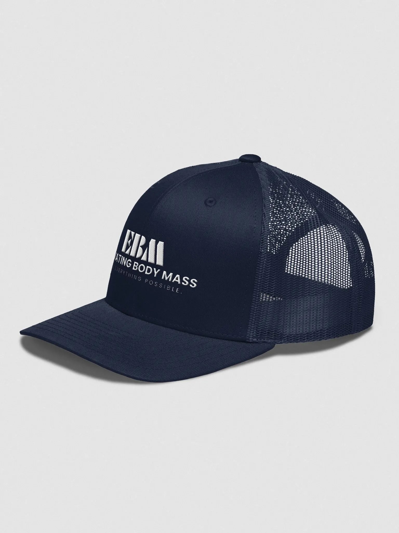 EMB Retro Trucker Hat (White Logo) product image (10)