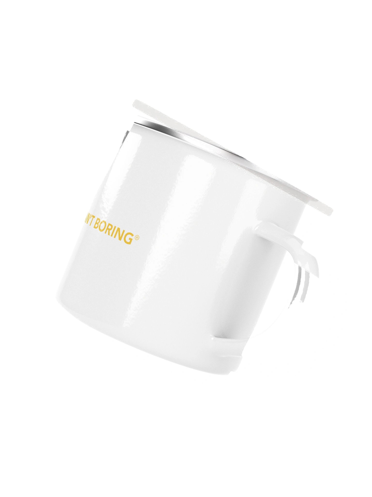 DCTUK White Gold Enamel Mug product image (3)