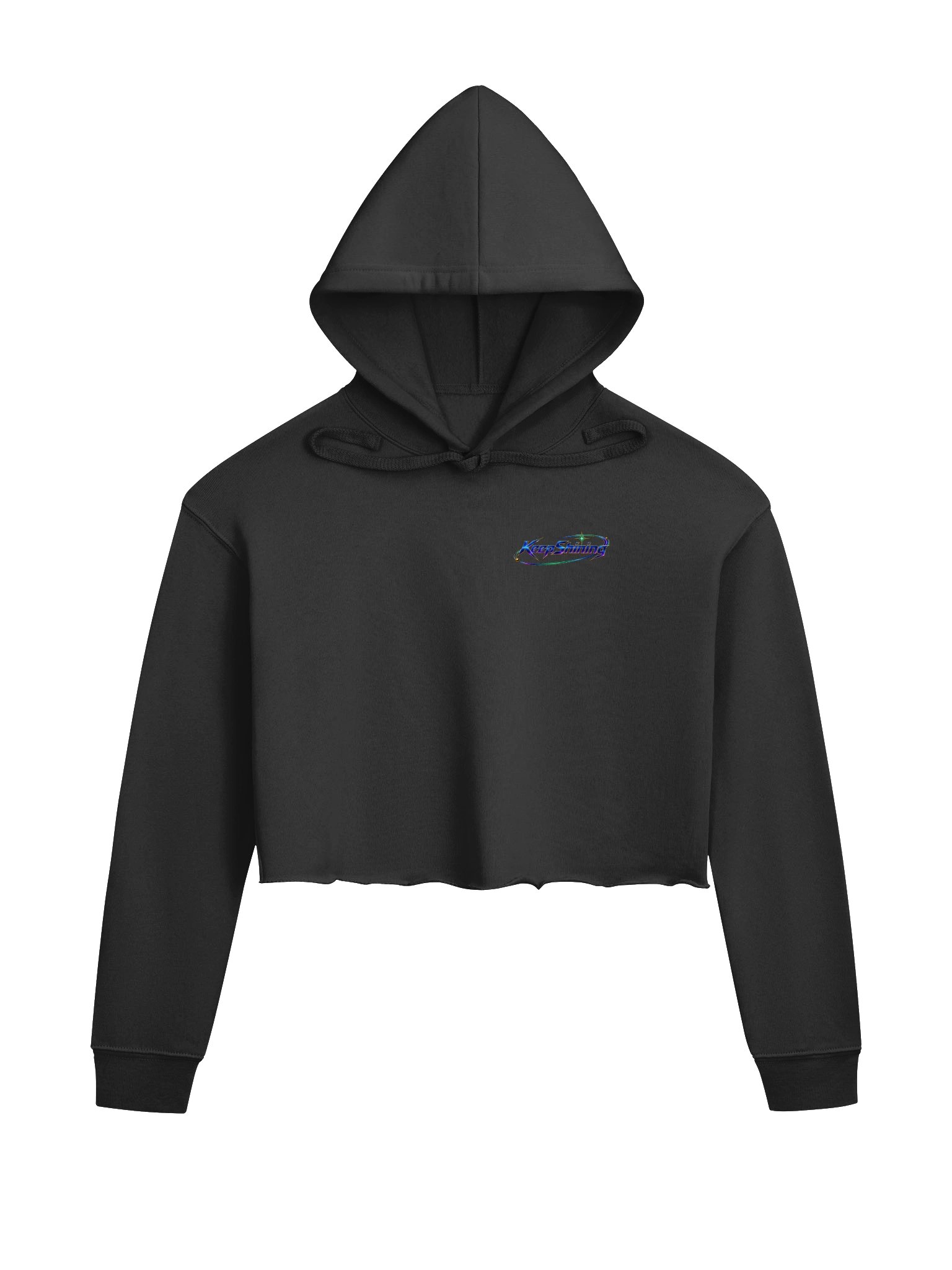 KeepShining Cosmic Motion Women’s Cropped Hoodie product image (1)