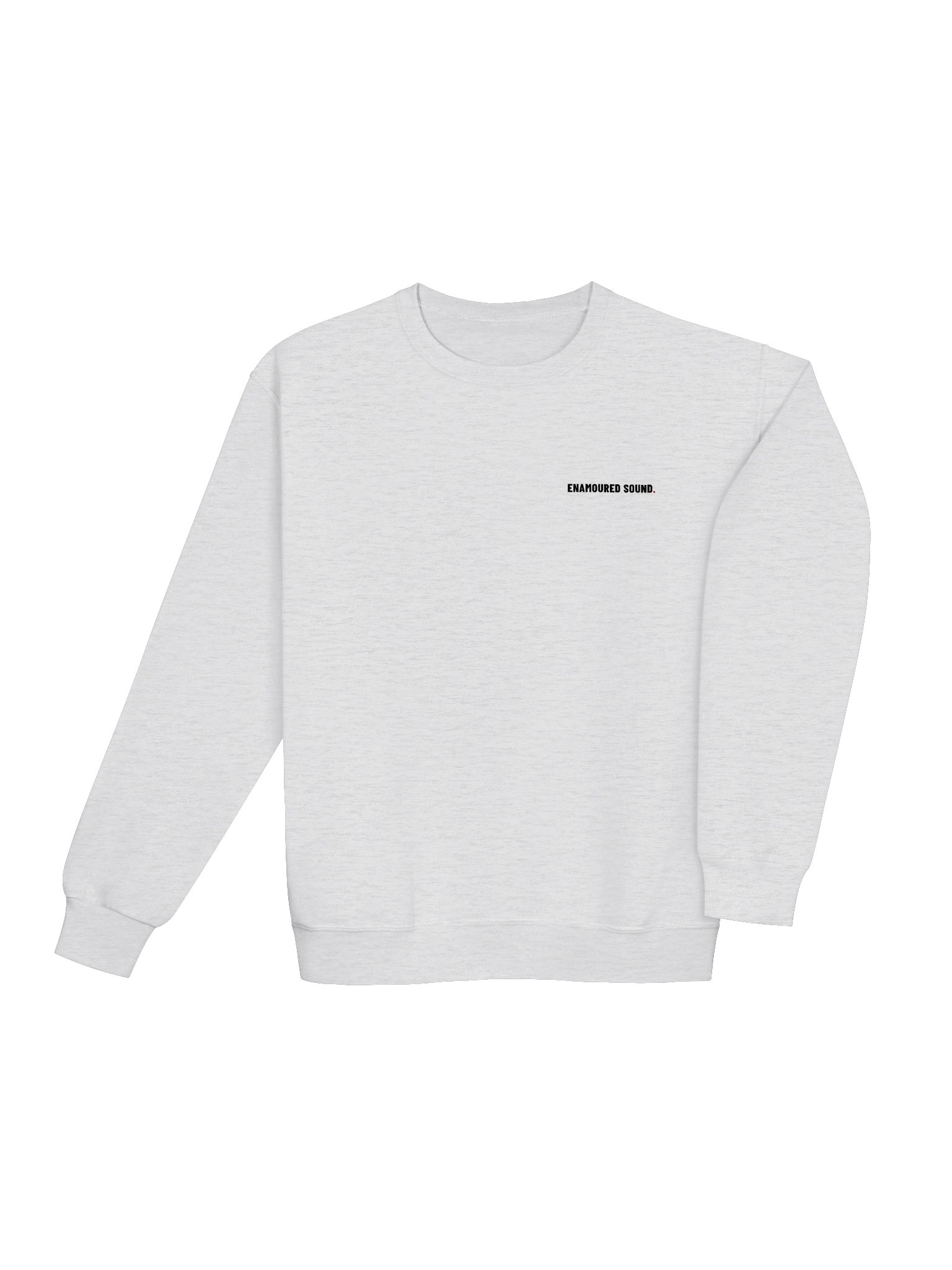 Enamoured Sound Minimalist Crew Sweatshirt - Black Logo product image (5)