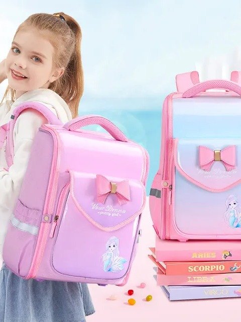 Women's Fashionable Waterproof Load Reduction Spine Protection Shoulder Bag Schoolbag product image (1)