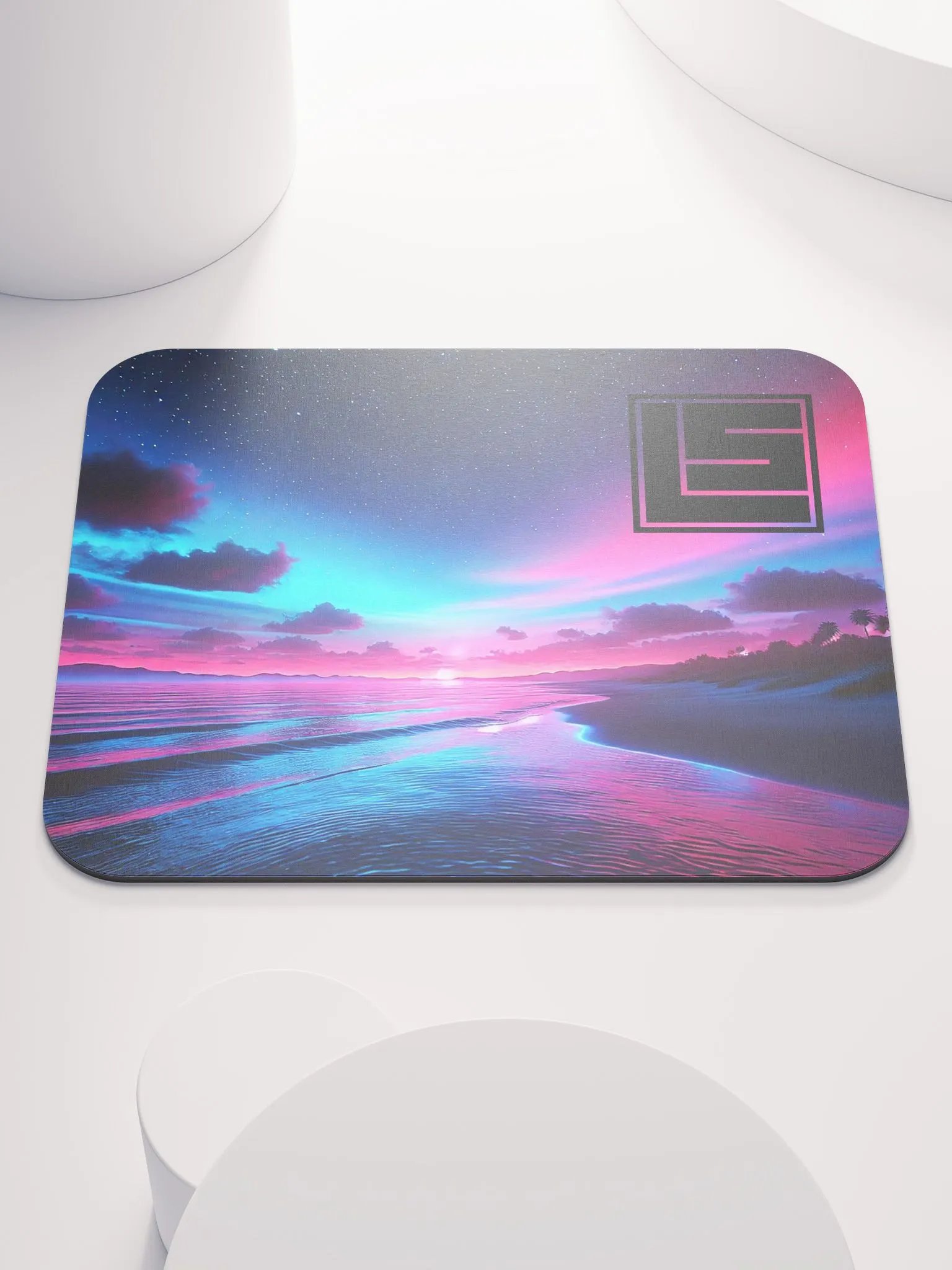 Neon Beach Mouse Pad product image (1)