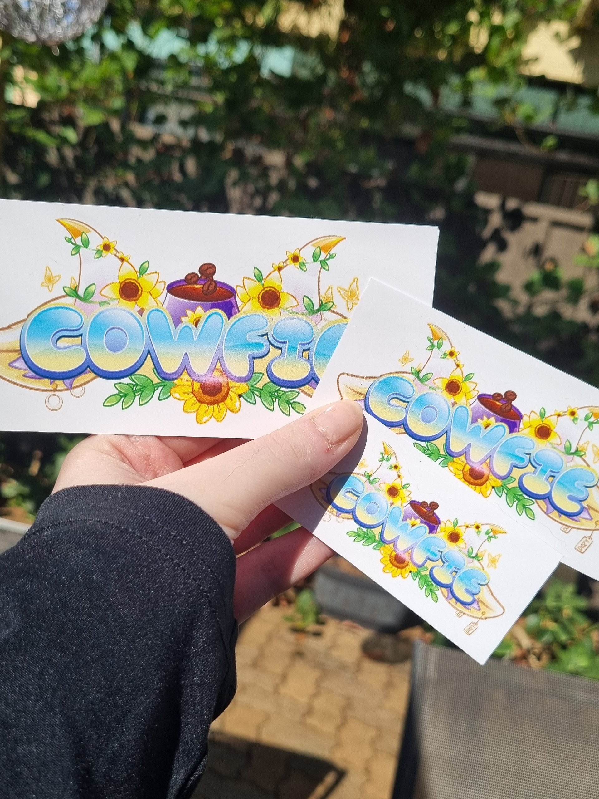 Cowfie Logo Sticker! product image (2)