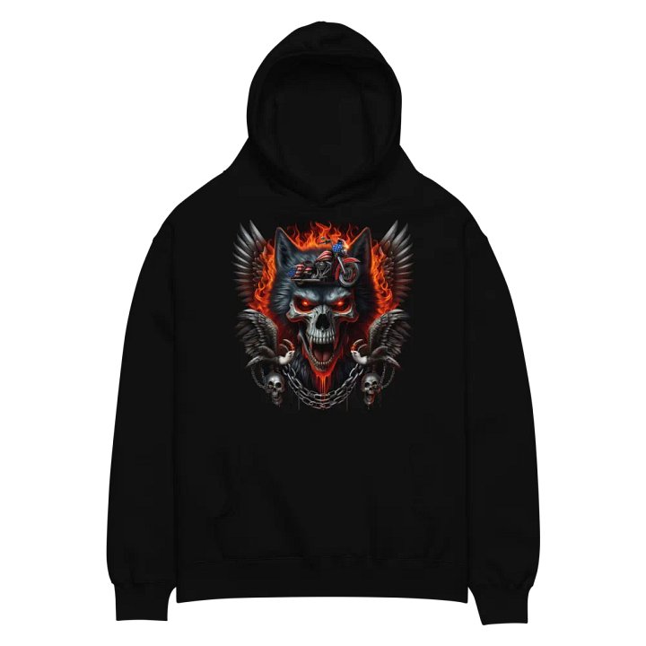 Apocalyptic Rider Graphic Hoodie #38 product image (2)