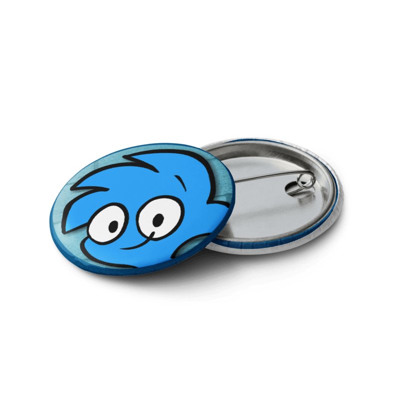 Cartoon Safety Pin Buttons Set 1 product image (8)