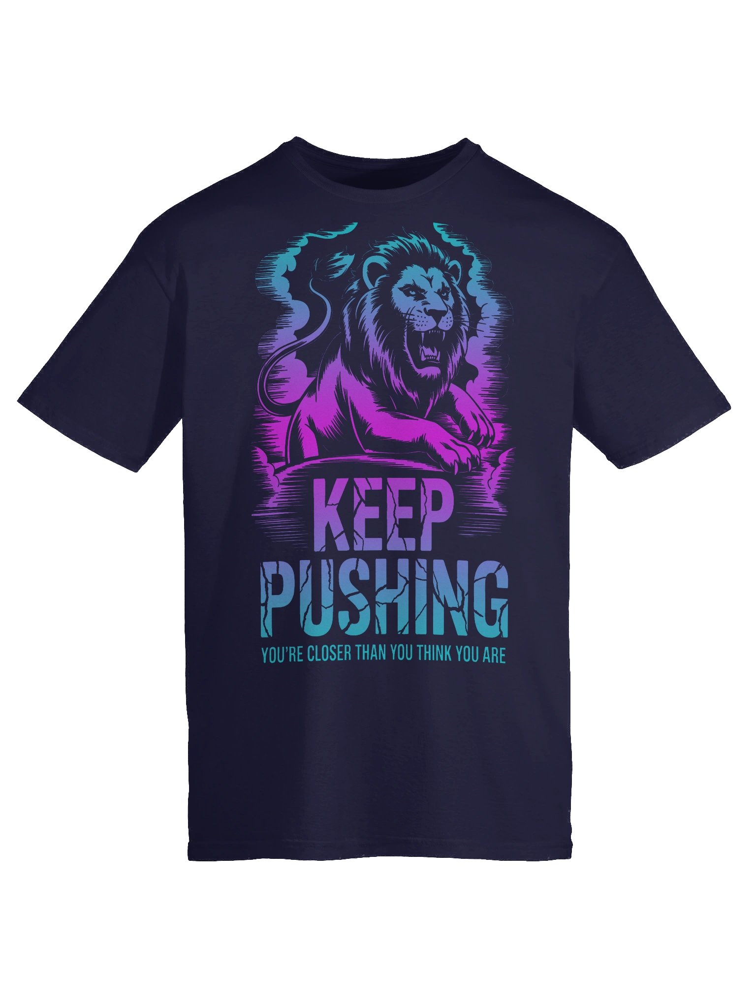 KEEP PUSHING V2 Graphic T-Shirt Mood 2 product image (3)