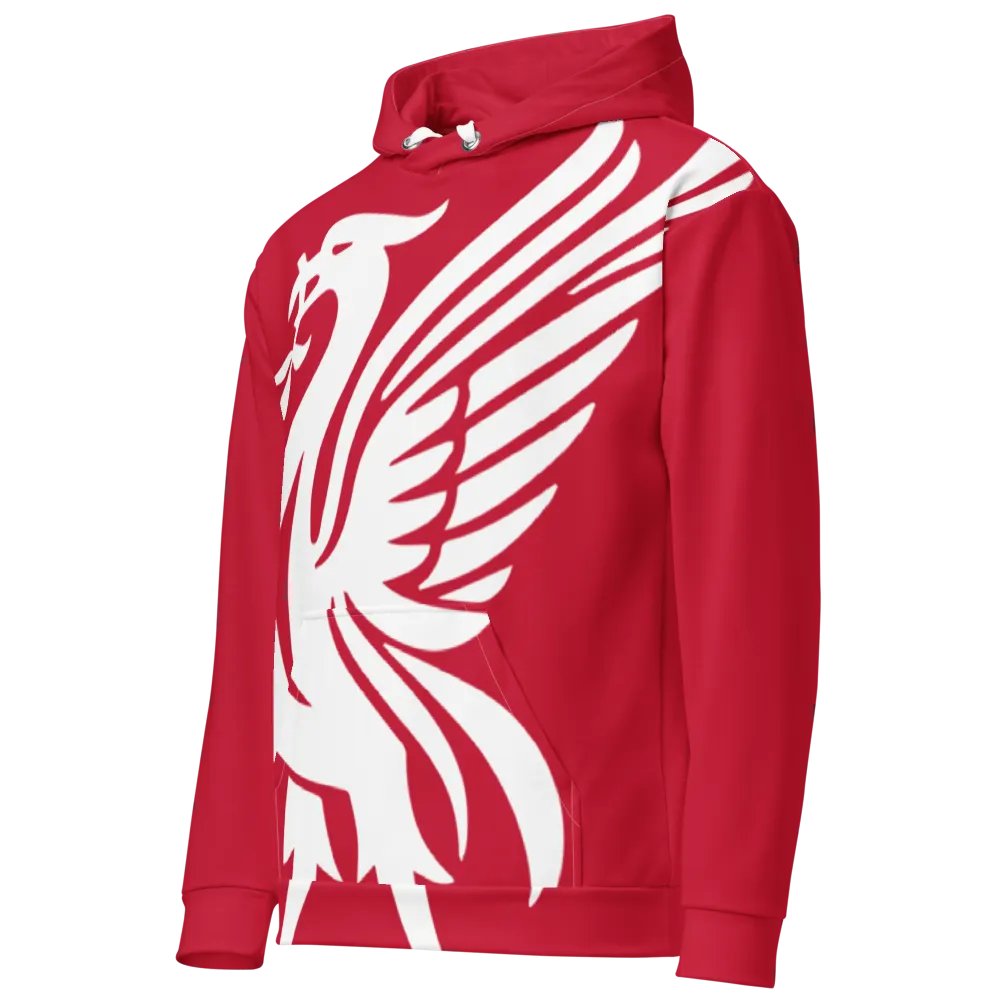 Liverpool FC - You'll Never Walk Alone - RED & WHITE - Unisex Hoodie product image (1)