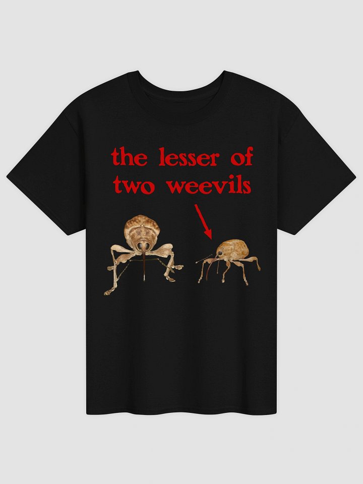 Lesser of two weevils T-shirt product image (5)