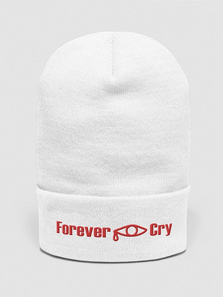 Forever Cry - Red #2 - Yupoong Cuffed Beanie product image (1)