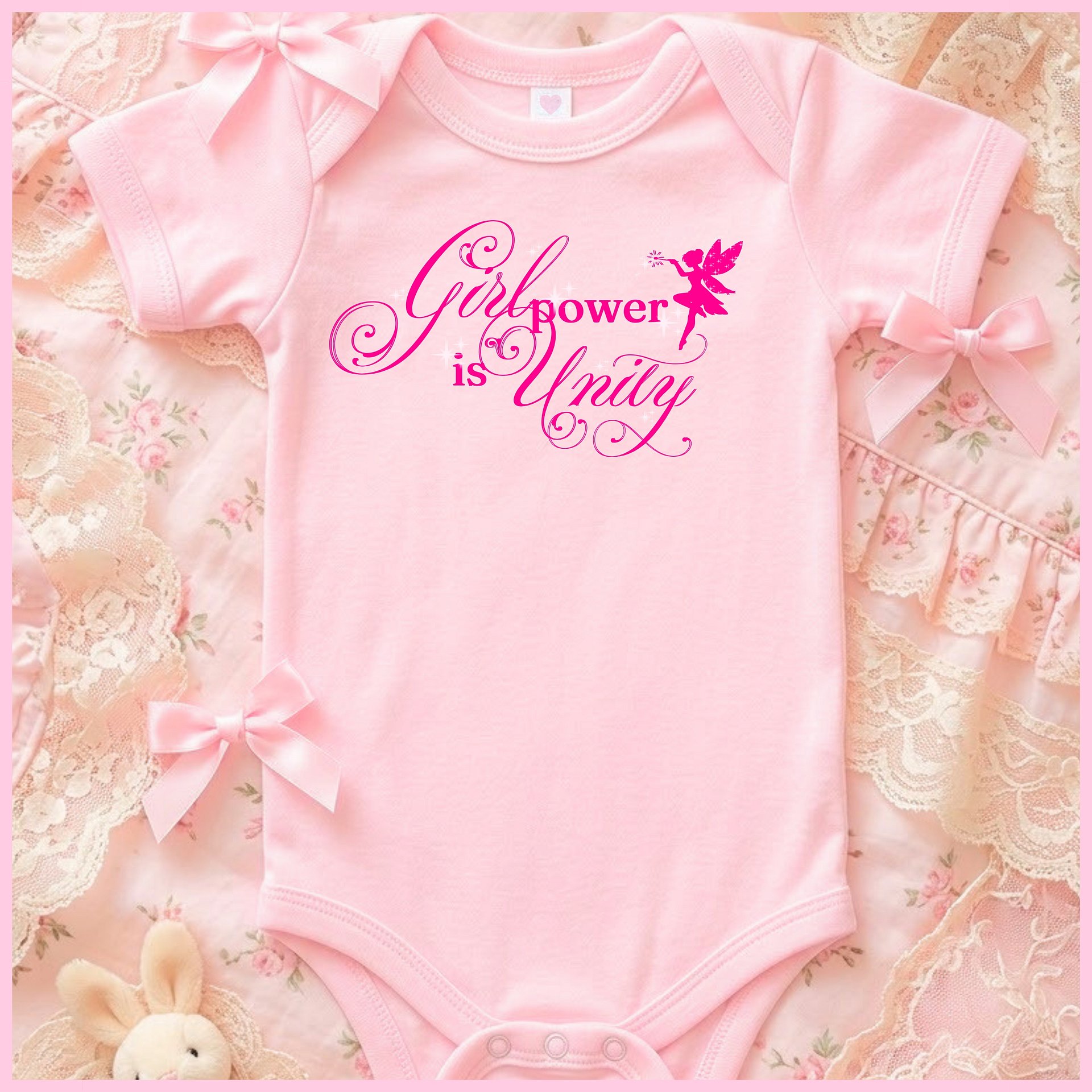 Girl Power is Unity🩷Super Soft🪽Onesie🩷 product image (1)