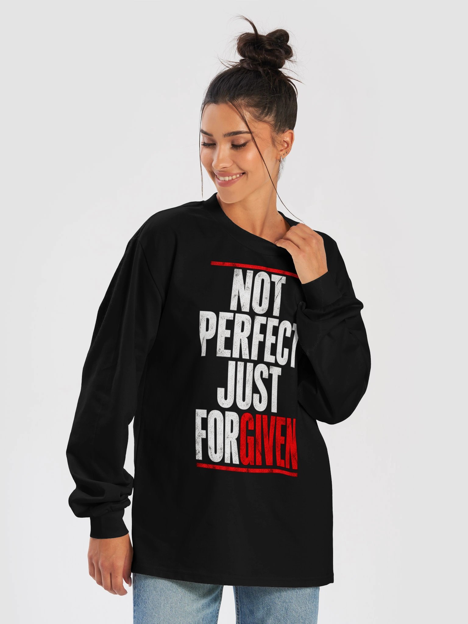 Not Perfect, Just Forgiven - Long Sleeve Tee product image (6)