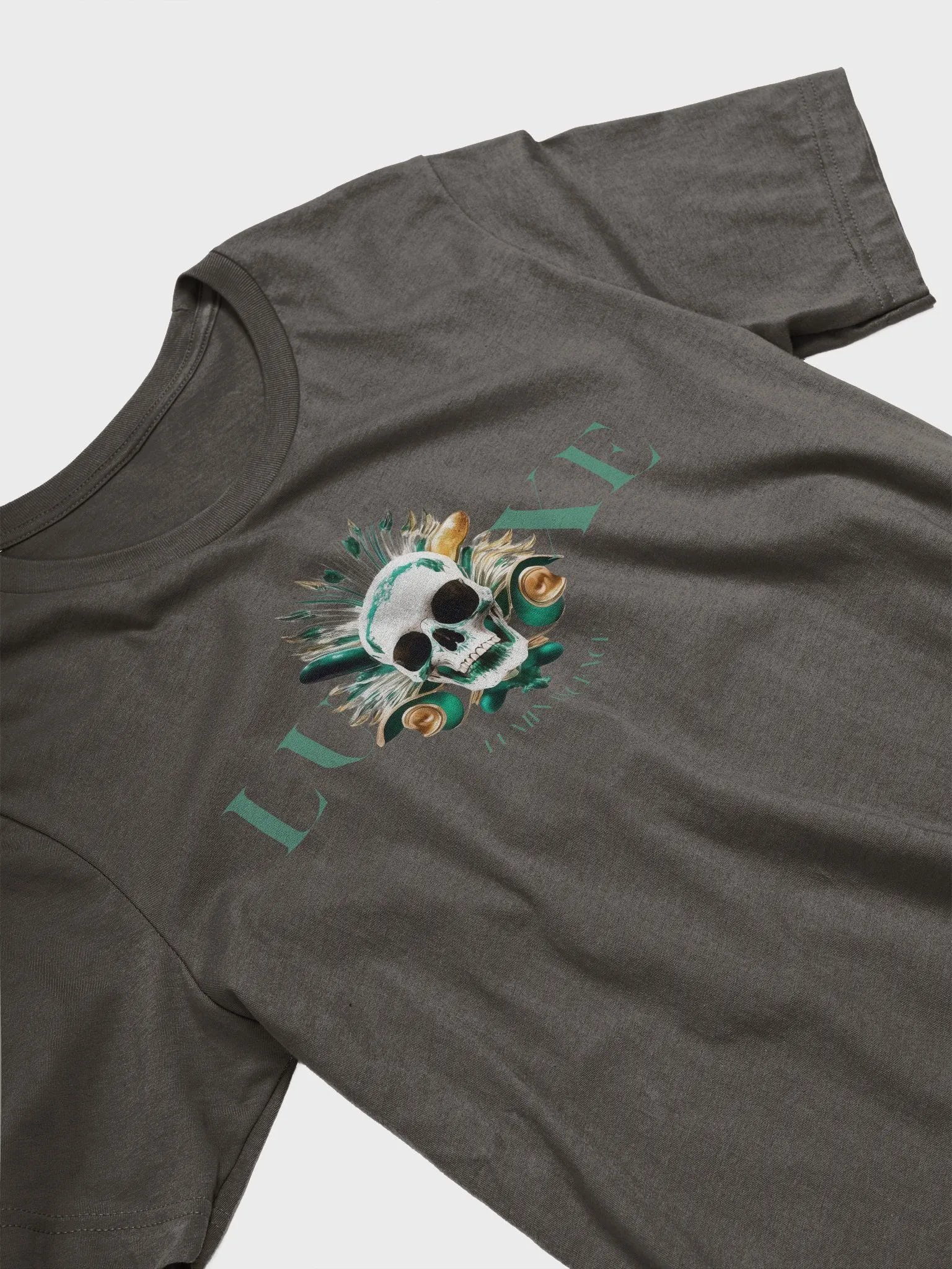Emerald Crown Skull Tee – Eternal Luxe Collection product image (3)