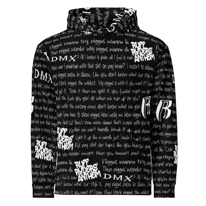 Ruff Ryders' Anthem - DMX - BLACK - Unisex Hoodie product image (2)