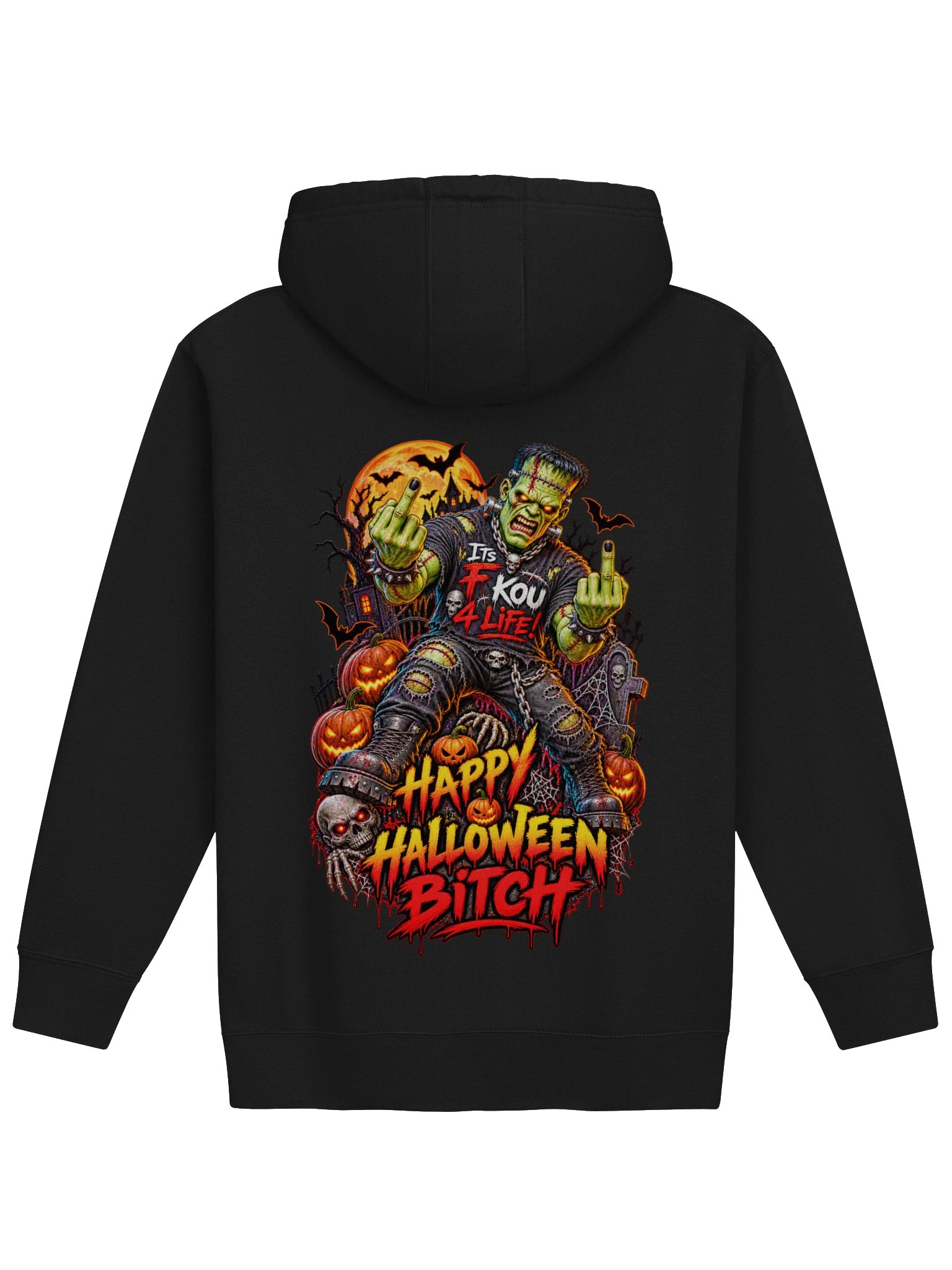 Reaper Frankenstein F KOU Life Cotton Heritage Unisex Premium Hoodie product image (23)