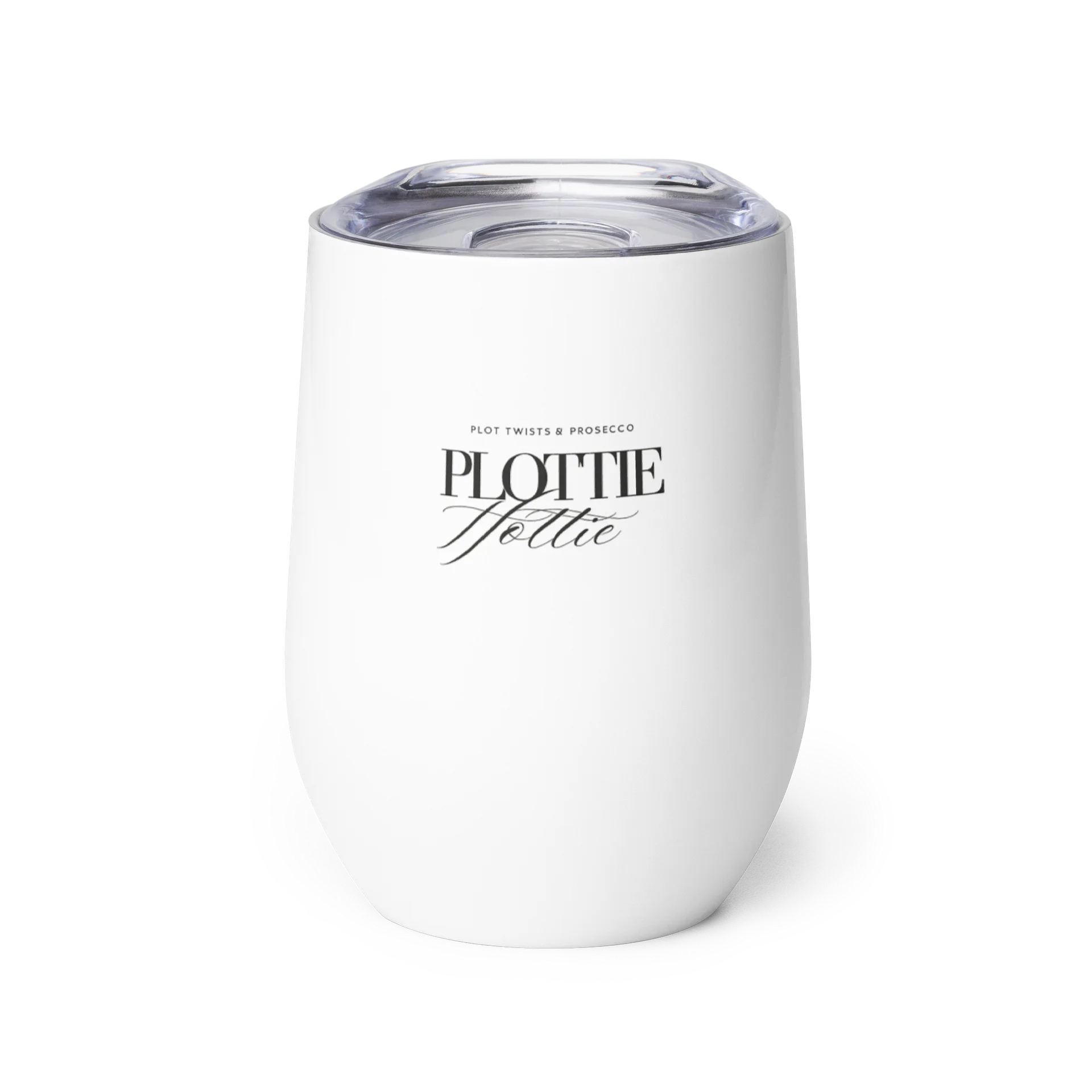 The "Plottie Hottie" Prosecco Tumbler product image (1)