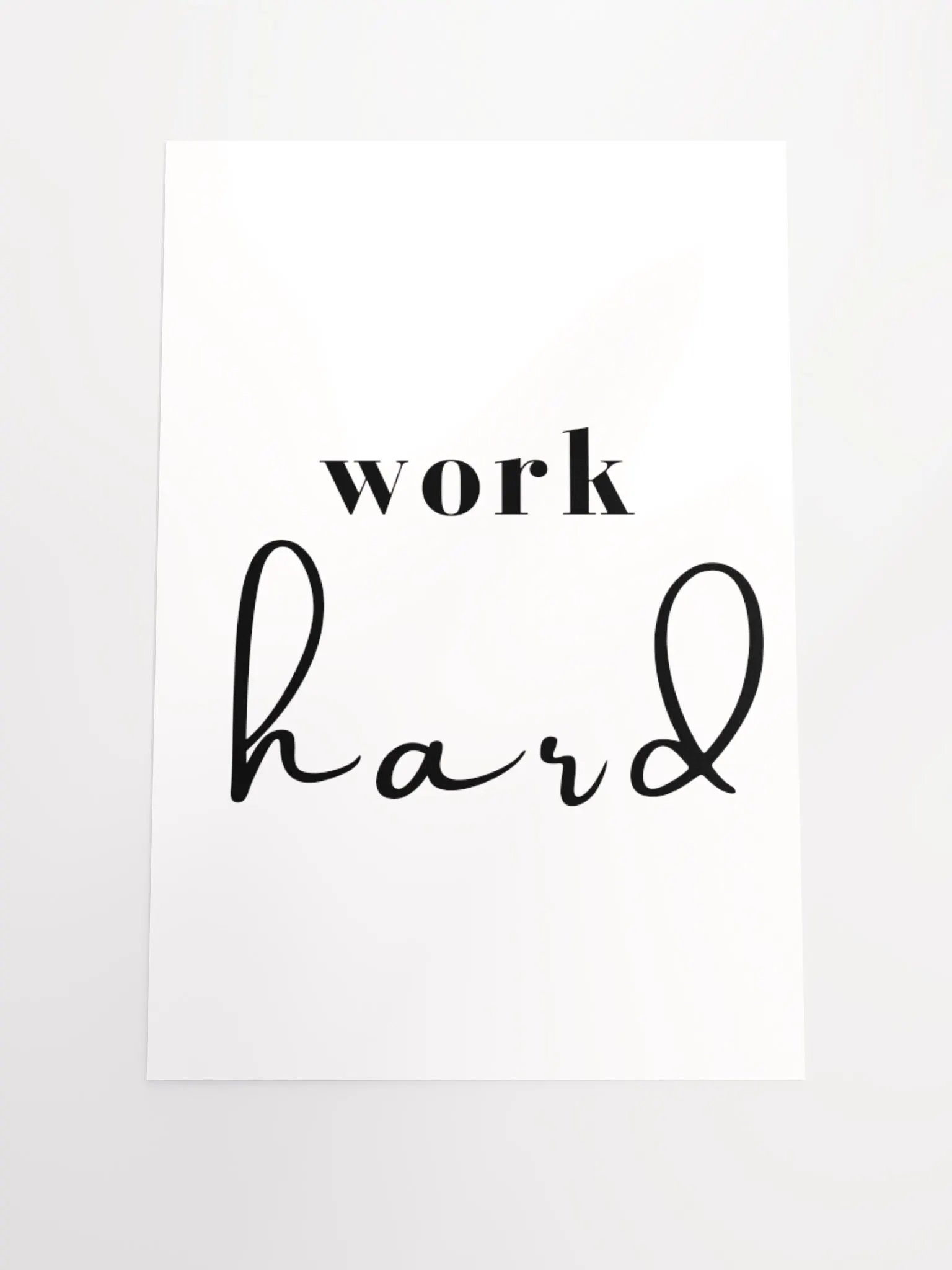 Work Hard Poster product image (1)