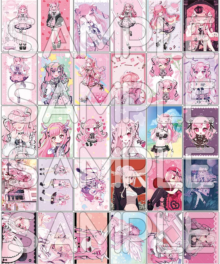 2025 Exclusive Tenshi Birthday Holographic Trading Card Packs (LIMITED EDITION) product image (2)