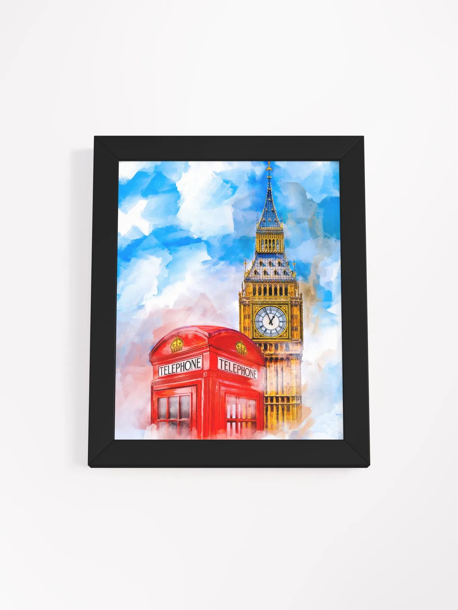 London Red Telephone Box Studio Framed Print product image (1)