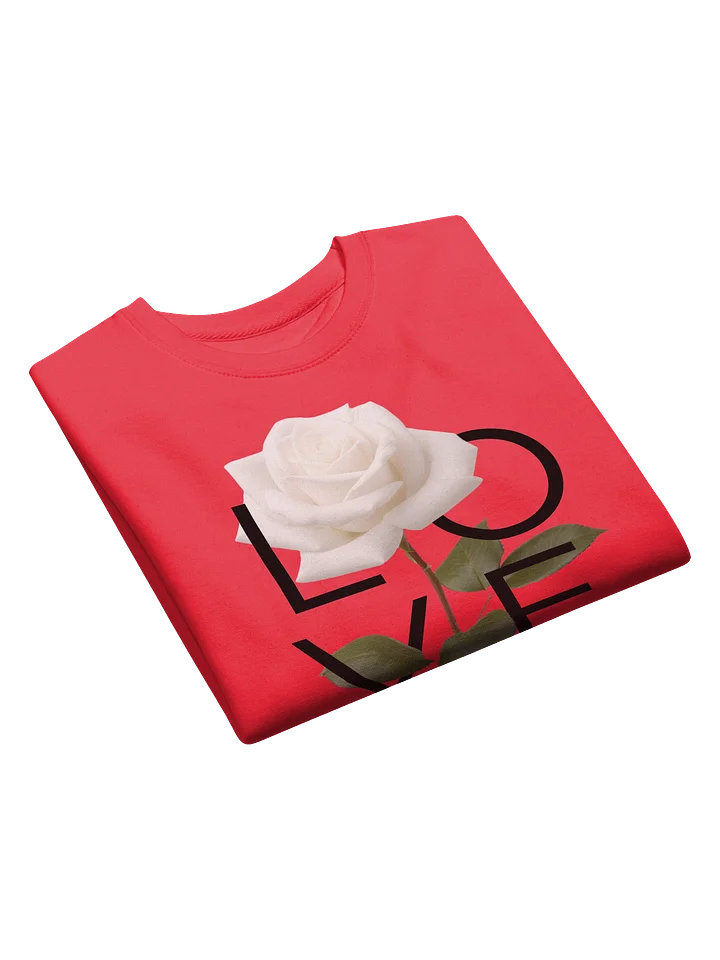LOVE Rose Sweatshirt – Timeless Comfort Meets Elegant Design product image (2)