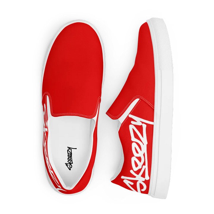 Solid Skeezy Slip-Ons RED product image (1)