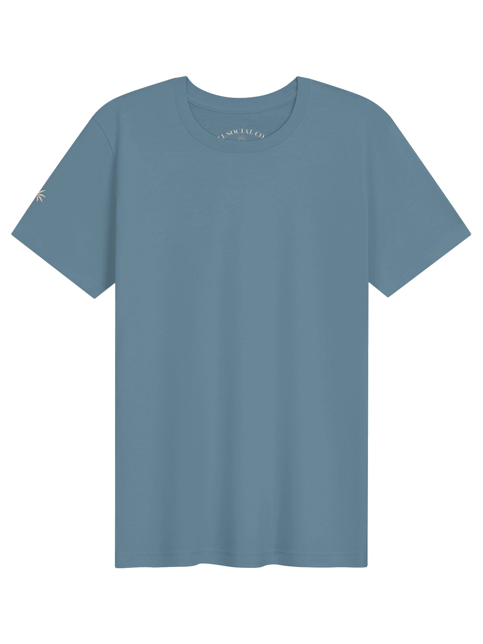 LL Social Co. Coast Palms Essential Tee — Palm | Ivory product image (4)