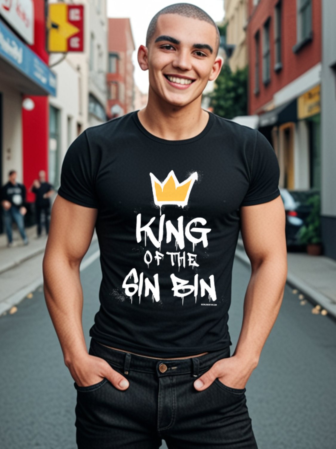 Funny Hockey T-Shirt - King of the Sin Bin - Beer League Hockey Shirt for Men - Gift for Hockey Players Who Can't Stop Taking Penalties product image (2)