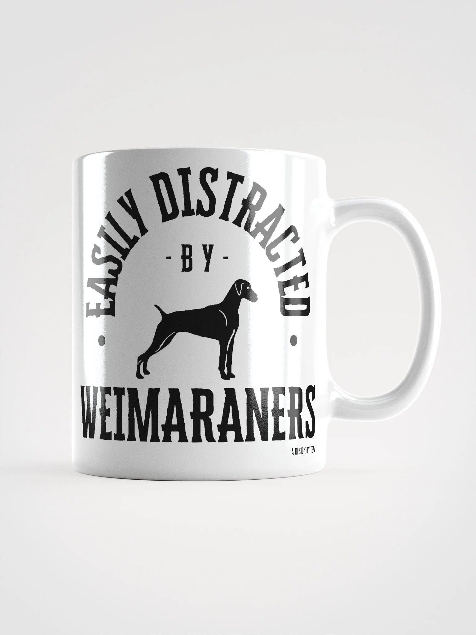 Easily Distracted - White Glossy Mug product image (1)