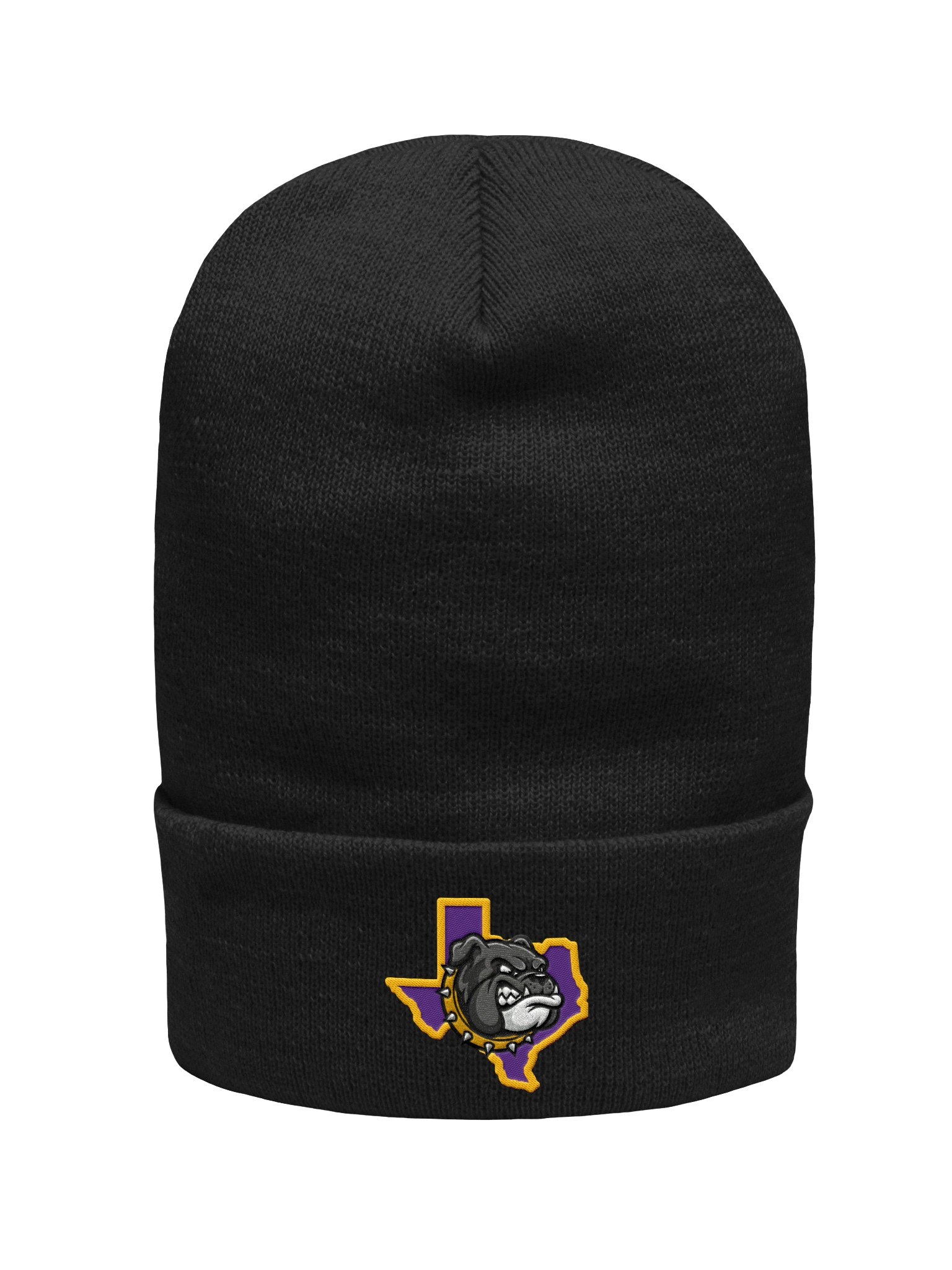 Bulldog Spirit Knit Beanie - Gold on Purple product image (1)