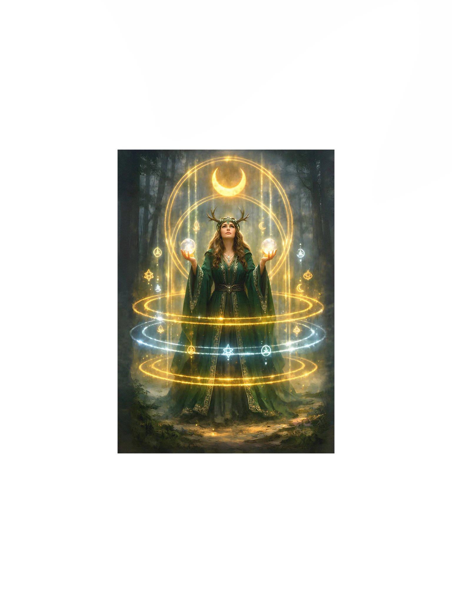 Casting a Circle of White Light, Ritual Mini-Poster product image (1)