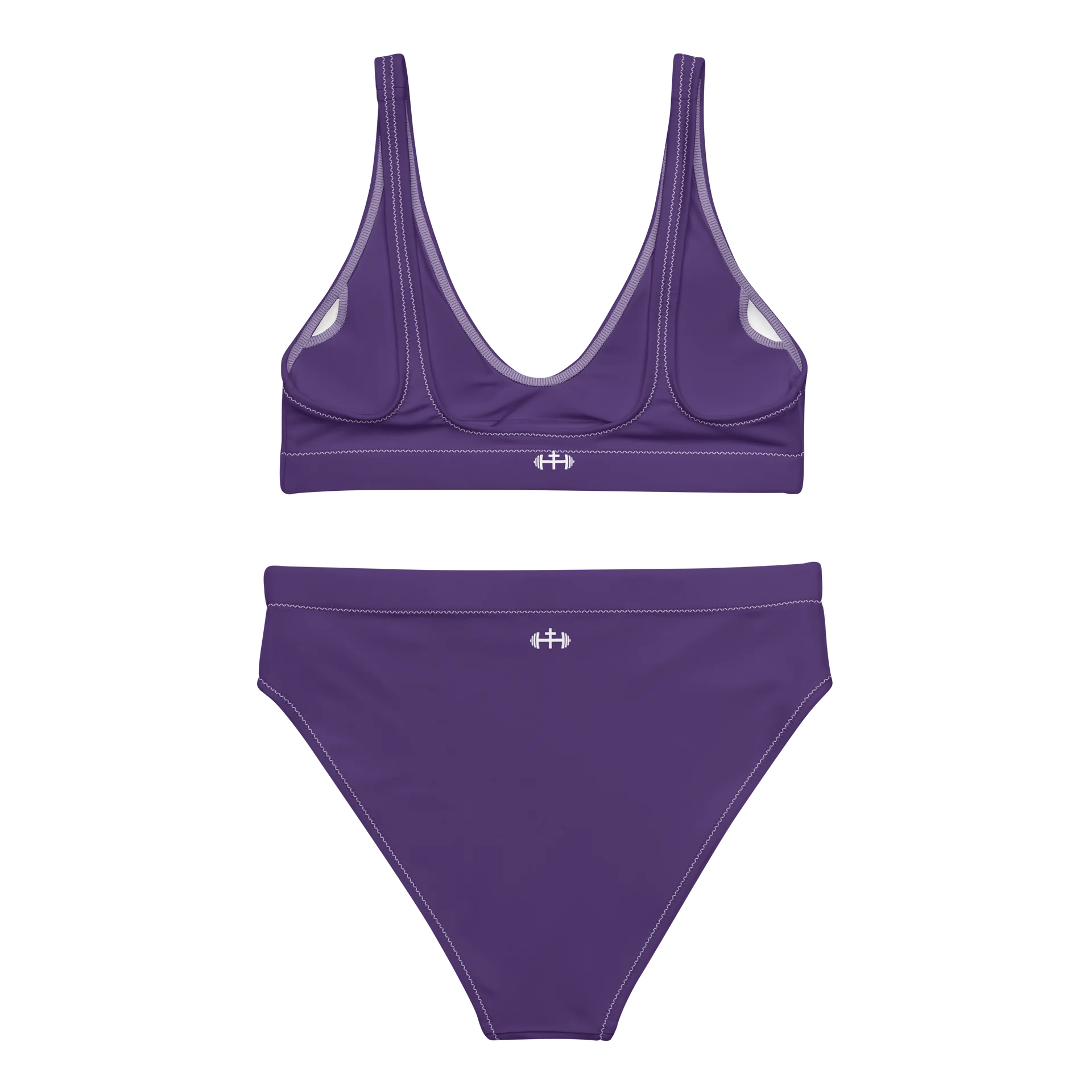 His House Womens High Waisted Bikini Set - Purple product image (6)