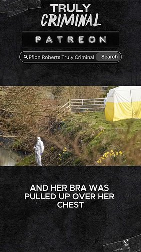 Last month for our Patreon exclusive episode, we covered the case of Ffion Roberts. Check it out now if you haven't already 🖤...