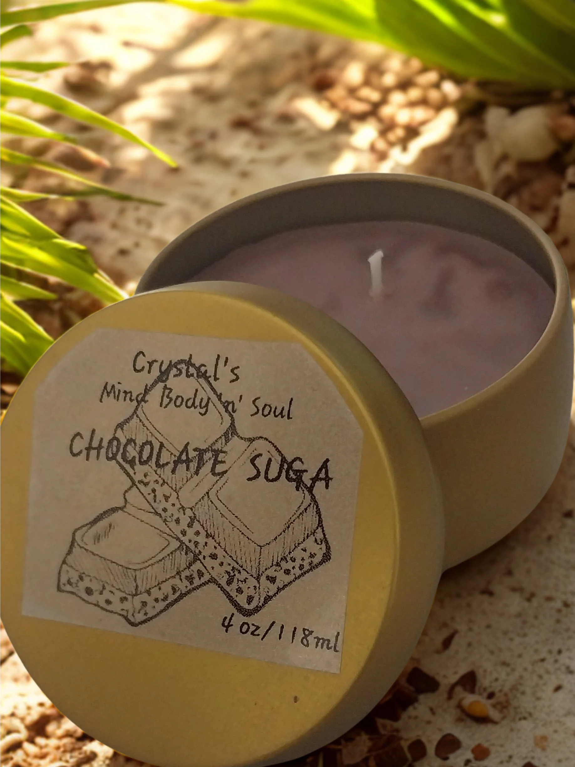 Chocolate Suga Scented Candle product image (1)