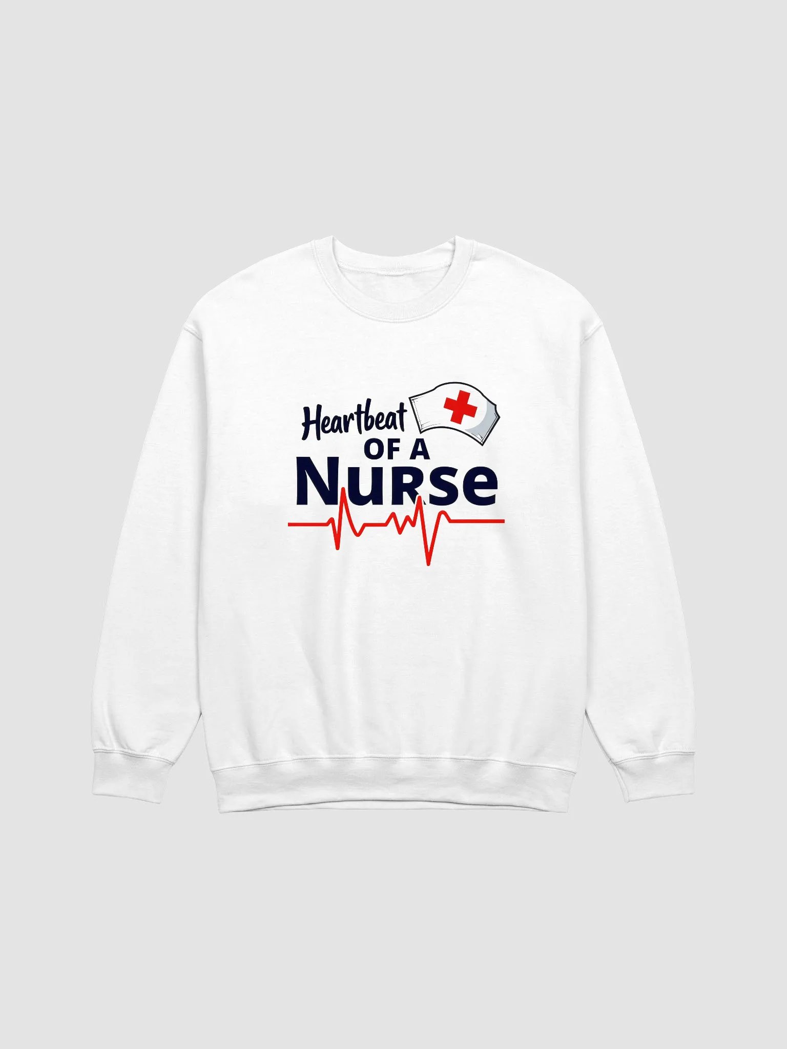 Heartbeat of a Nurse Crewneck Sweatshirt product image (2)