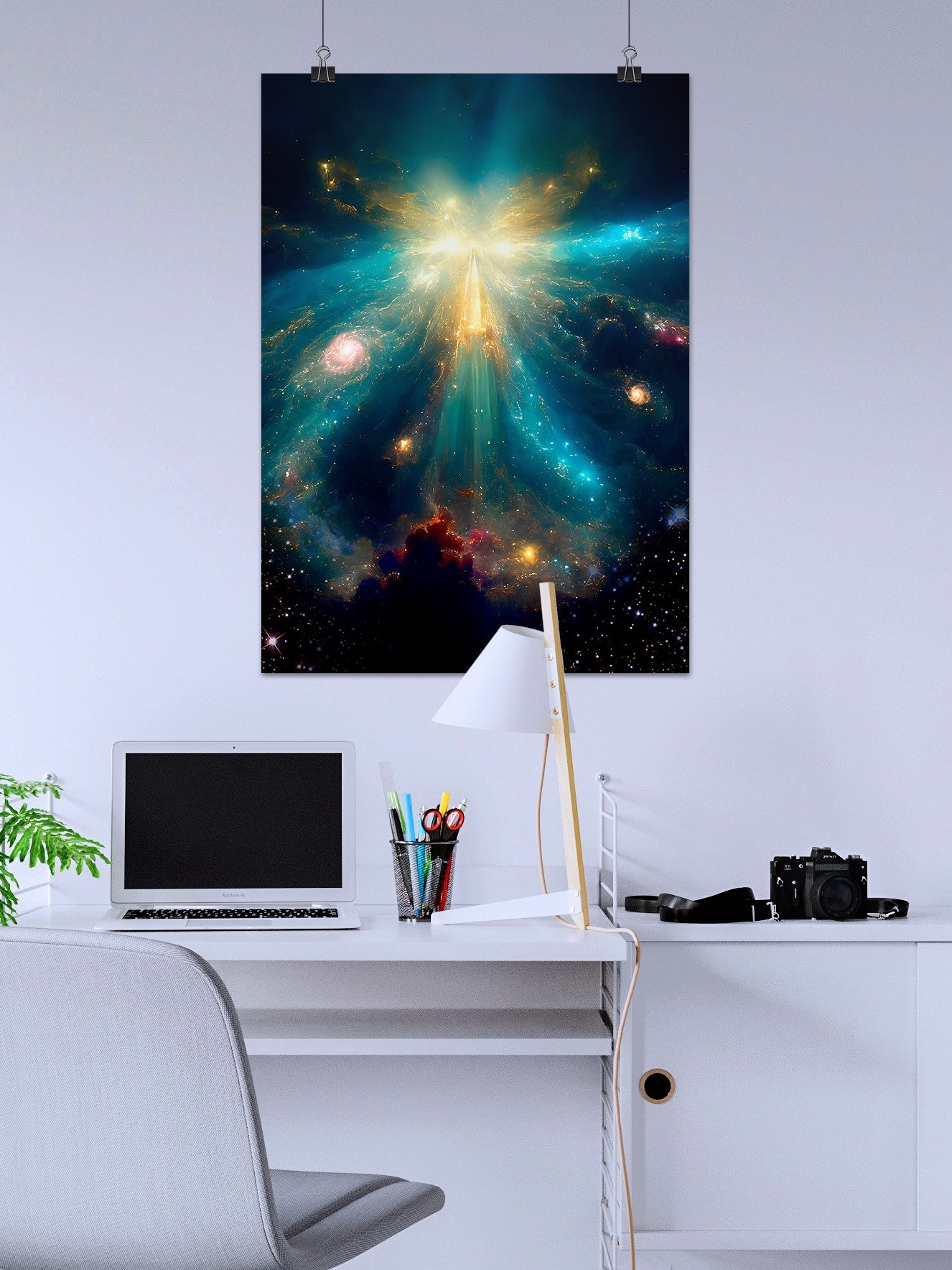 Heaven's Gate #1.1 — vibrant space poster, ethereal yoga print, abstract art, spiritual wall decor, aura poster, astrology poster, astronomy poster product image (2)
