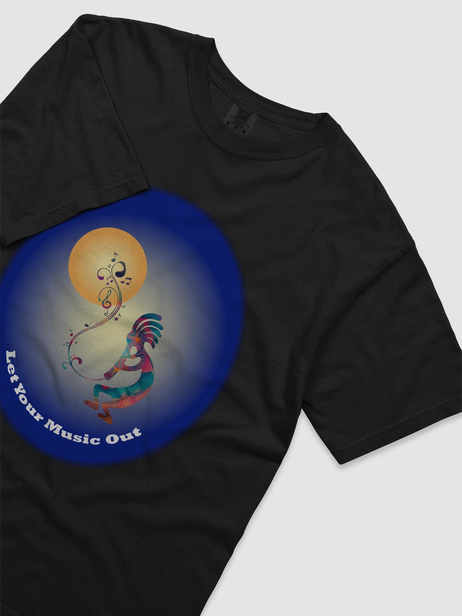 Wellness Shirt Unisex - Wellness Quotes - Let Your Music Out product image (4)