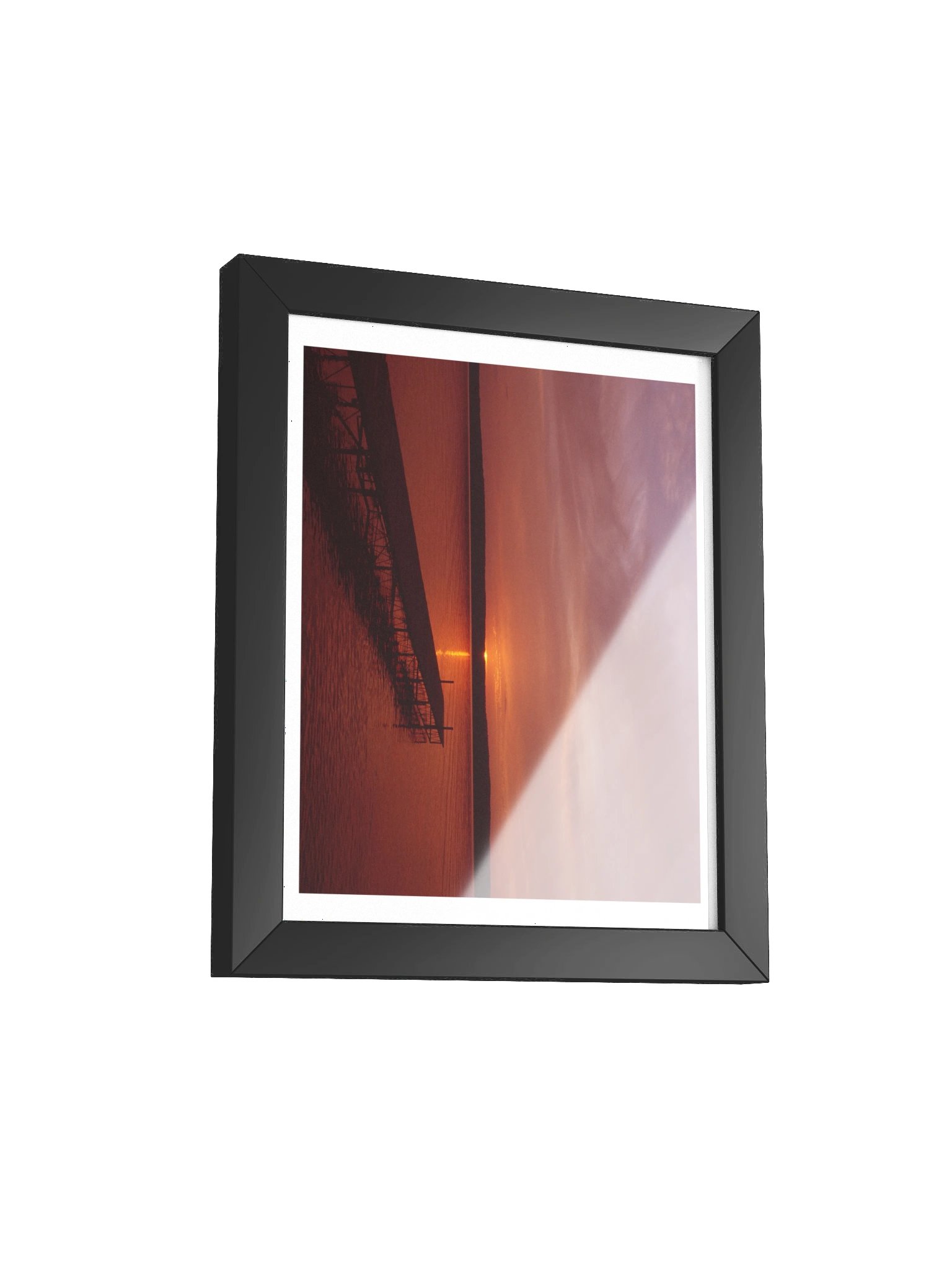 Sunset Dock Print (with frame) product image (3)