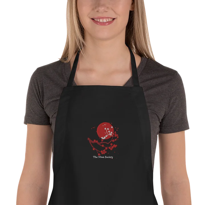 The Niwa Society Embroidered Cherry Blossom Apron product image (1)