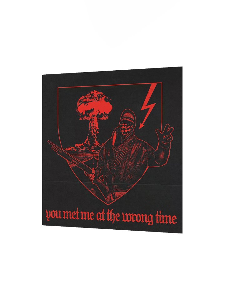 "WRONG TIMING" POSTER RED product image (8)