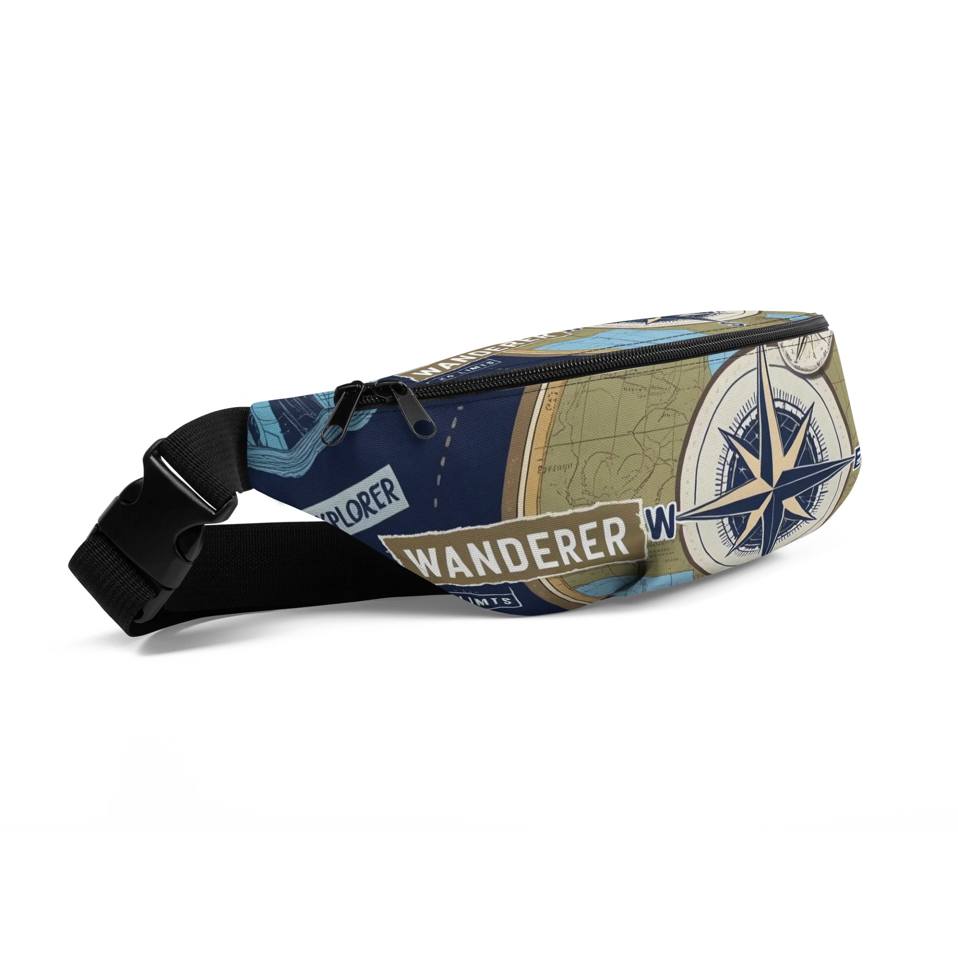 Wanderlust Explorer All-Over Fanny Pack product image (2)