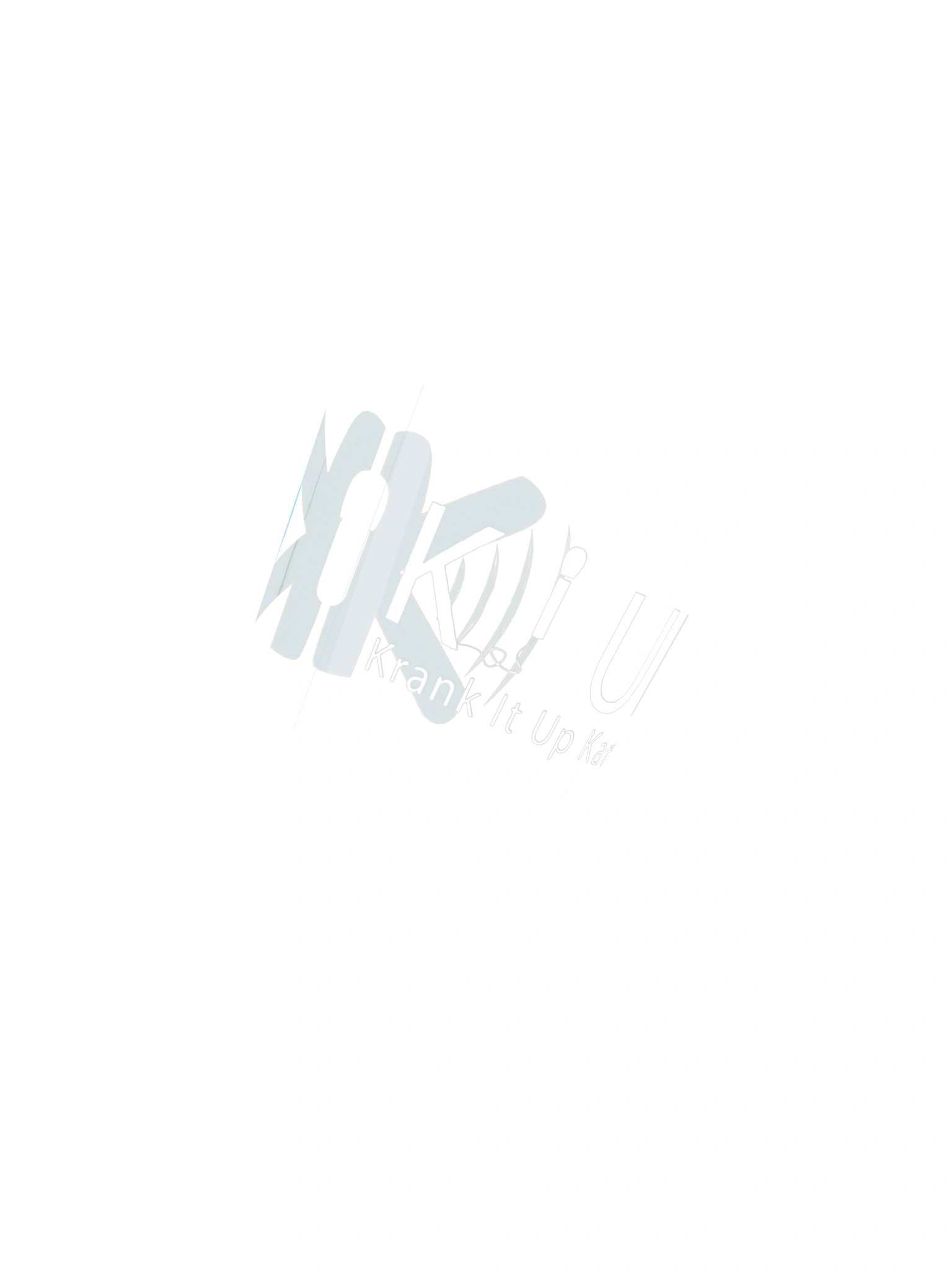 KIUK Double Logo Shaker Pint Glass by Allcolor product image (5)