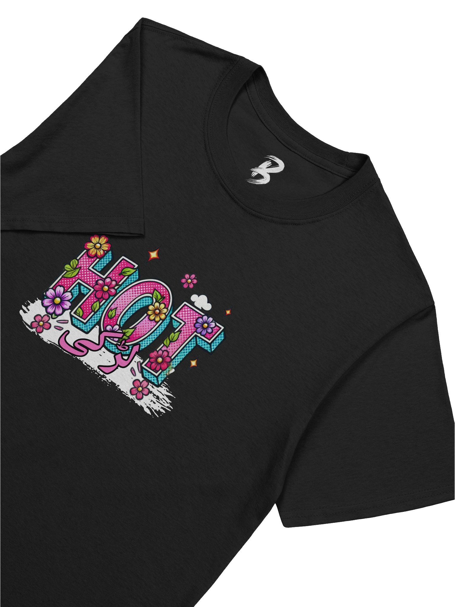 Hot Larki Floral T-Shirt – Cute Desi Urdu Graphic Tee product image (7)