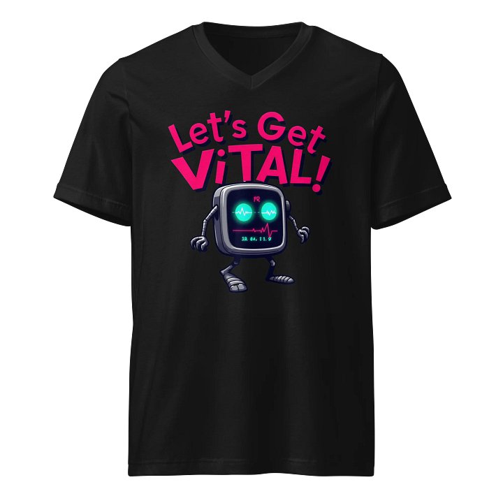 Vital Signs Robot V-Neck Tee product image (1)