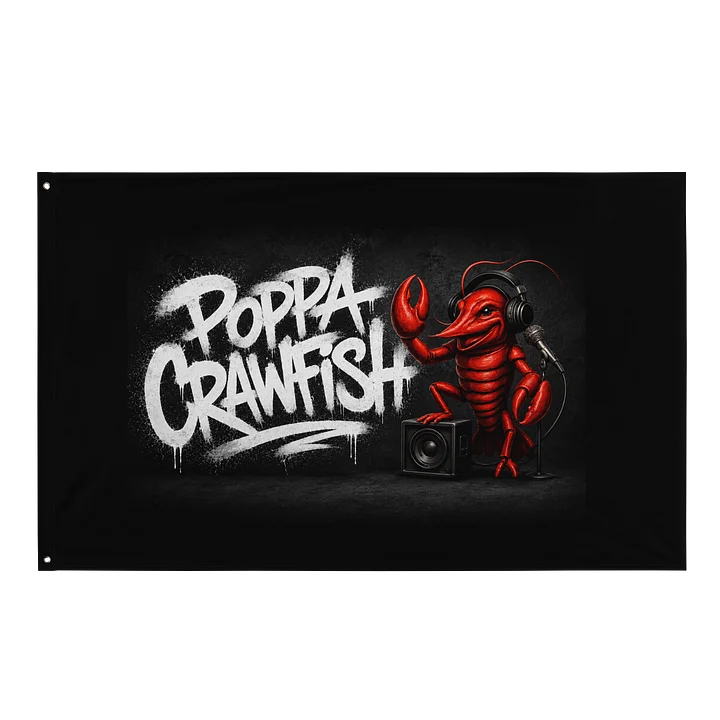 Poppa Crawfish Flag product image (1)